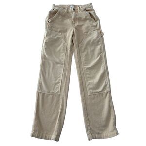 BDG Corduroy Pants Womens 2 Beige Tan Carpenter Double Knee Urban Outfitters‎